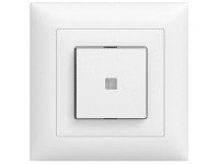 Feller UP-Druckschalter EdizioDue Schema 3 beleuchtet + Frontlinse Weiss