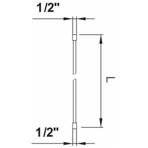 Flessibile per doccia Laufen Simiflex in plasticaottone e cromo150 cm