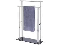 Wenko Handtuch- und Kleiderständer Lava Edelstahl Schwarz