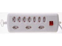 Steckdosenleiste Power-Station 10 x Typ13 mit Kinderschutz-Schalter