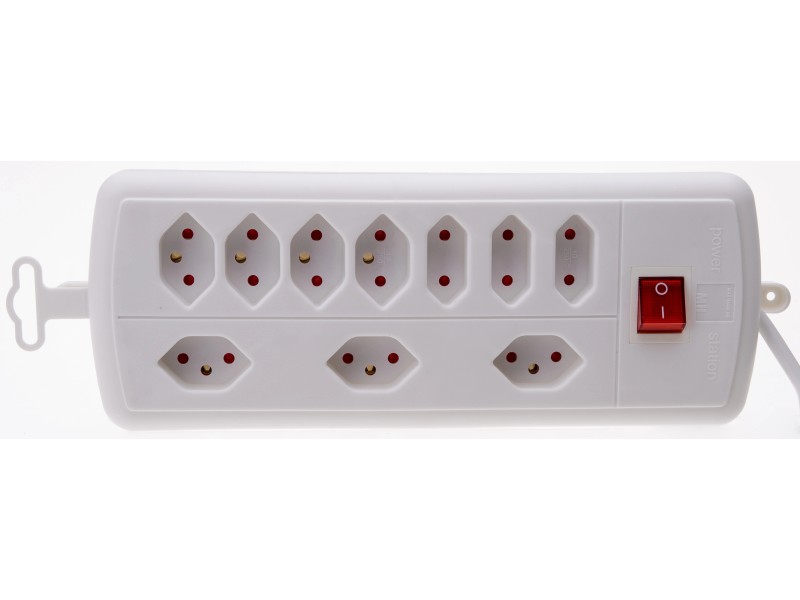 Multiprise 5 x type 13 interrupteur pour chaque prise Multi-Switch