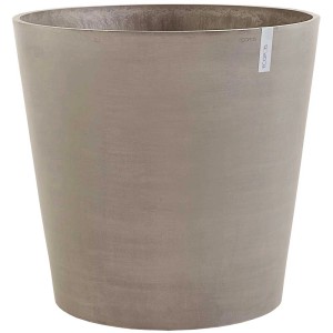 Vaso per piante Ecopots Amsterdam con ruote, French Taupe, Ø 60 cm. Vaso per interni ed esterni.