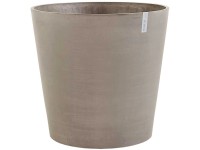 Ecopots Pflanzgefäss Amsterdam Wheels Taupe  Ø 60 cm / Höhe 56 cm
