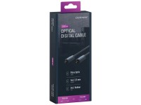Clicktronic® Câble opto avec connecteur Toslink Noir Longueur 2 m