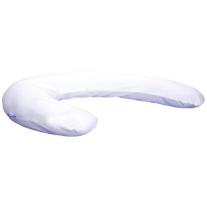 Federa per cuscino Dreamolino Swan Pillow XL, bianca, 132x63,5 cm. Adatta per cuscini laterali.