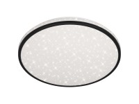 Brilo Plafonnier LED Skizo Noir 24 W