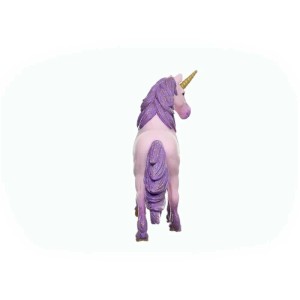 Schleich Bayala Unicorno Femmina Seraphina, rosa con criniera viola e corno dorato, dettagliato.
