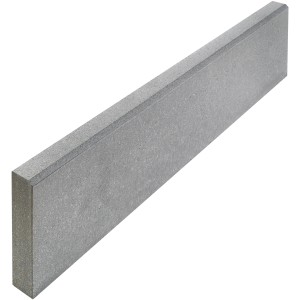 Cordolo Vero, grigio argento, 100x25x6 cm, per bordure e design giardino moderno.