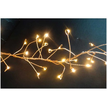 Mikro-Lichterkette Warmweiss 100 LEDs