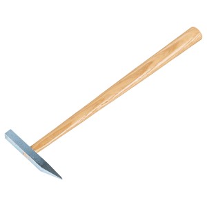 Marteau de carreleur LUX pointu, 50 g, avec manche en bois pour retirer les carreaux.