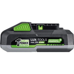 Batterie LUX-TOOLS AK-20/4.0, 20 V, 4 Ah, pour appareils 1 PowerSystem. Batterie pour outils électriques.