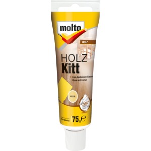 Molto Holz Kitt Mahagoni, 50ml Tube für Holzreparaturen im Innen- und Außenbereich.