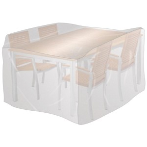 Copertura trasparente BWO in polietilene per mobili da giardino, 70x235x135 cm.