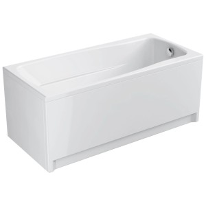 Vasca da bagno rettangolare Cersanit Lana in acrilico bianco, 150x70 cm.