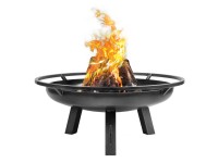 CookKing Feuerschale Stahl Porto Schwarz Ø 60 cm / Höhe 39 cm