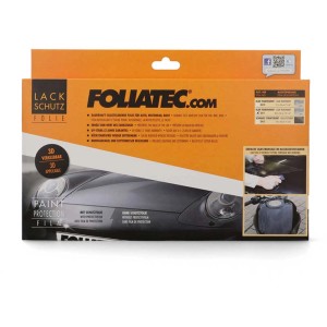 Pellicola protettiva trasparente Foliatec, 225x40x325mm, protegge da graffi e scheggiature.