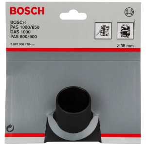 Embout gros déchets Bosch pour aspirateur eau et poussière, diamètre 35 mm.