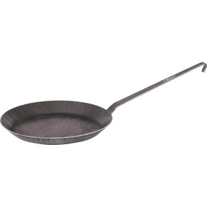 Padella in ferro battuto Petromax, diametro 32 cm, robusta e ideale per grigliare e cucinare.