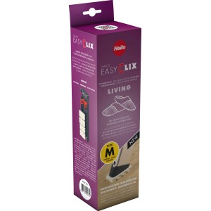 Set piedini di ricambio Hailo EasyClix Living taglia M per scale, protegge i pavimenti delicati.