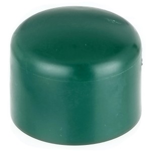 Capuchon de poteau vert en PVC Ø 38 mm pour poteaux de clôture.