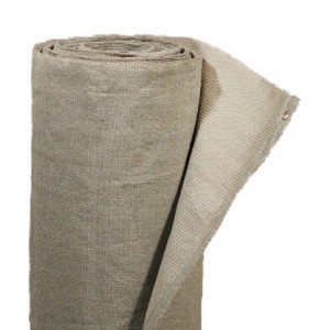 Brise-vue balcon beige-anthracite vendu au mètre, en rouleau.