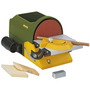 Proxxon TG 125/E Levigatrice a disco: Levigatrice compatta per levigatura precisa con aspirazione polvere.