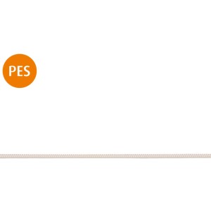 Weißes, 16-fach geflochtenes Conacord Polyester Seil, Ø 1,7 mm, als Mehrzweckseil.