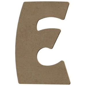 Gomille Figura in MDF E, naturale, 5x8 cm, per bricolage e decorazioni.