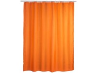 Wenko Duschvorhang Polyester Orange 180 x 200 cm
