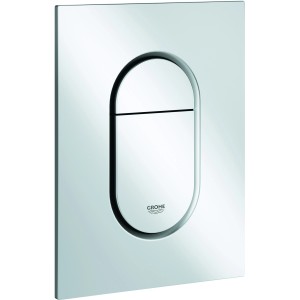 Placca di comando WC Grohe Arena Cosmopolitan S, cromo opaco, per doppio scarico.