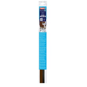 tesa® Insulation Joint de porte brosse Alu Marron, auto-adhésif pour fentes de porte jusqu'à 15mm.