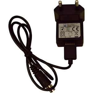 Chargeur pour set de cisailles à gazon et à arbustes sans fil LUX A-GS-70/110. Noir avec câble.