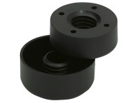 Hettich Nivelliergleiter Schwarz Ø 55 mm / 2-tlg.