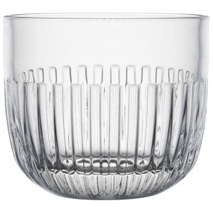 Bicchiere La Rochere Bodega Ouessant, 22cl, con design a coste, stoviglie.