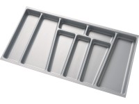 Fackelmann Schubkasteneinsatz Silber (HxBxT) 70 x 37 x 50 cm