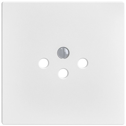 Feller Steckdose EdizioDue Frontplatte Weiss 1 x T12