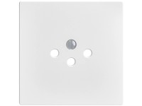 Feller Steckdose EdizioDue Frontplatte Weiss 1 x T12