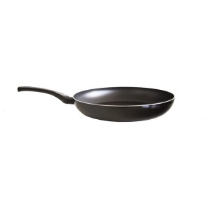 Poêle à frire noire en aluminium, Ø 32 cm, avec revêtement antiadhésif, compatible tous feux.