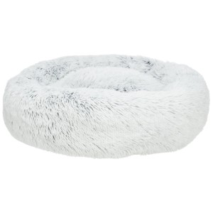 Panier rond pour chien Trixie Harvey en polyester blanc et noir, Ø 70 cm.