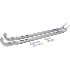 Sanitop-Wingenroth Set di fissaggio Plus per radiatori senza alette, 600 mm, zincato, per montaggio a parete.