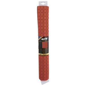 Tappetino doccia MSV antiscivolo, gomma, terracotta, 54x54 cm. Tappeto da bagno per doccia e vasca.