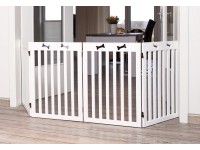 Trixie Hunde-Absperrgitter 4-teilig 60 - 160 cm x 75 cm Weiss