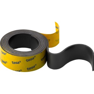 Nastro magnetico autoadesivo Hettich, 1000x19mm, per ferramenta per mobili.