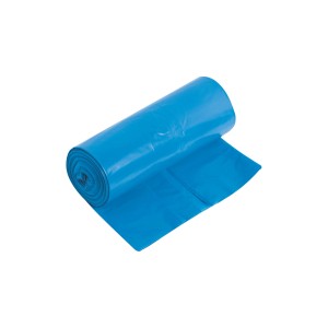 Rouleau de sacs poubelle OBI bleus, LDPE, 140 l, 10 pièces