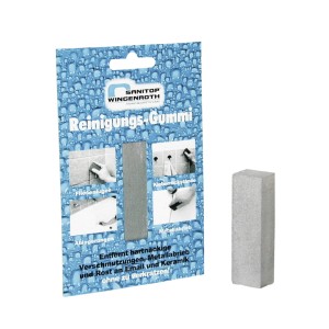 Gomme de nettoyage Sanitop-Wingenroth pour émail, céramique et chrome, pour éliminer les salissures tenaces.