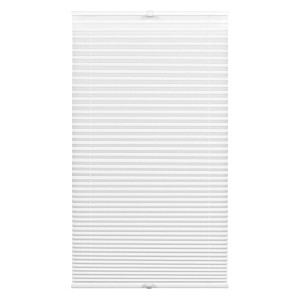 Store plissé thermique blanc Gardinia Concept, 50x130 cm, pour fenêtre, occultant et économe en énergie.
