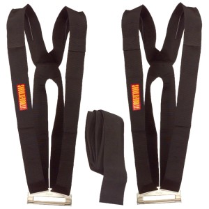 Sangle de transport Nielsen Products ShoulderDolly, noire, jusqu'à 370 kg. Aide au transport de meubles et d'appareils.