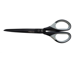 Forbici Lerche Magna 484, 18 cm, con impugnatura ergonomica soft-touch per destrimani.