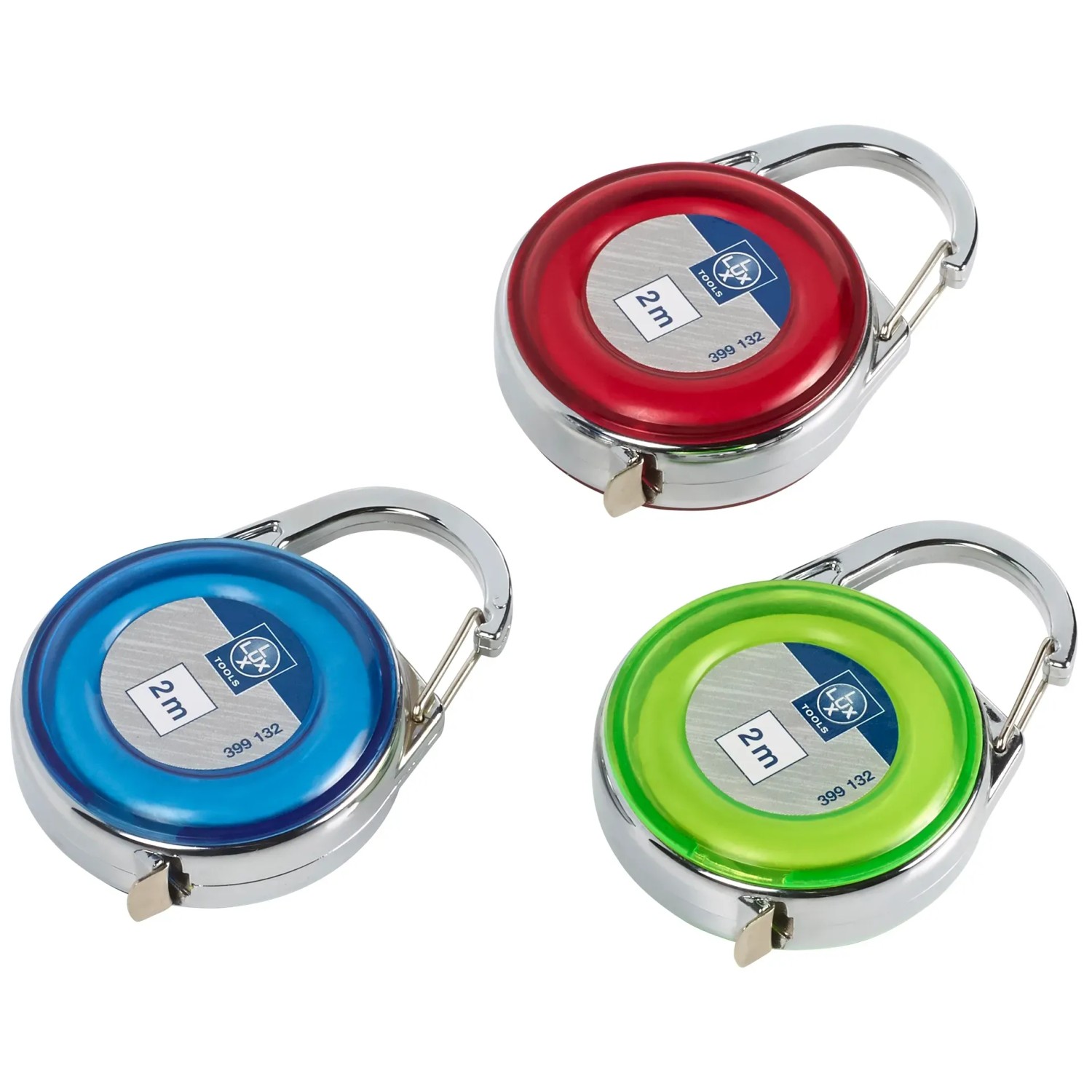 Mini-Maßband, Einziehbar, 2 M, Doppelseitig (cm/Zoll), Nylonbeschichtung, Edelstahl – Quadratisch, 4 X 4 Cm
