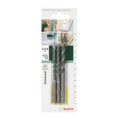 Bosch Mehrzweckbohrer-Set SDS-Quick 3-tlg.